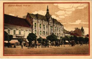 Szatmárnémeti, Szatmár, Satu Mare; Deák tér, üzletek / square, shops (EK)