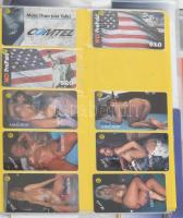 kb 160 darabos érdekes telefonkártya gyűjtemény a világ minden tájáról, benne sok erotikus, néhány b...