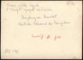 cca 1910 Brassó környéki hegyek, Erdélyi Mór (1866-1934) felvétele, hátulján feliratozva, 11,5×16 cm...