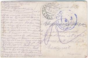 1915 K.u.k. Kriegsmarine Album Kriegsschiffe. G. Costalunga Pola / Osztrák-magyar haditengerészeti l...