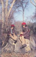 1963-1964 Magyar tájak, Balaton, Székesfehérvár, Kékes, Visegrád, színes diapozitívok, 12 berakóban