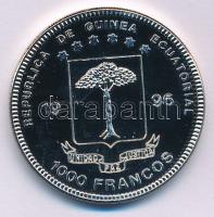 Egyenlítői Guinea 1996. 1000Fr Cu-Ni "30+10r névértékű svájci olimpiai bélyeg" T:PP
Equat...
