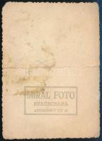 cca 1940 Magyar katonák zsákmányolt szovjet T-28 és BT-7 harckocsikkal, Mirál Foto Békéscsaba, pecsé...