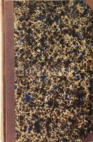 1859 Magyar Akadémiai Értesítő. XIX. évfolyam 2-9. szám egybekötve korabeli félvászon kötésben (Nyel...