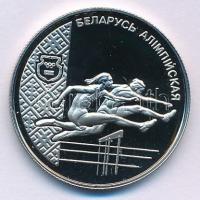 Fehéroroszország 1998. 1R Cu-Ni "Olimpia - Gátfutás" T:UNC Belarus 1998. 1 Ruble Cu-Ni "Olympics - Track-and-Field Athletics" C:UNC Krause KM#21