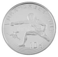 Kína 1993. 10Y Ag "Az Olimpia évszázada - Vívás" T:PP
China 1993. 10 Yuan Ag "Centur...