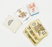 4 pakli kártya (tarot, német nyelvtanuló), hiányos