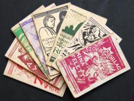 ~1942 8db Ferences világmissziók vallást erősítő füzetke korához méltó állapotban