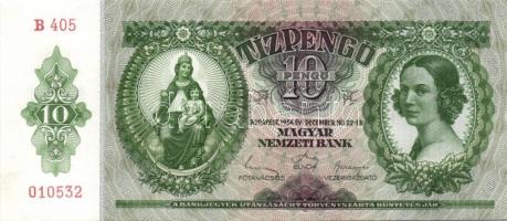 1936. 10P (4x) egymás utáni sorszámokkal T:I