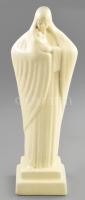 Drasche porcelán Madonna. Fehér (csontszínű) mázas, jelzett, mázrepedésekkel 29 cm