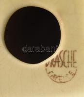 Drasche porcelán Madonna. Fehér (csontszínű) mázas, jelzett, mázrepedésekkel 29 cm