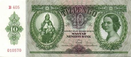 1936. 10P (5x) egymás utáni sorszámokkal T:I