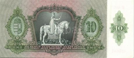 1936. 10P (6x) egymás utáni sorszámokkal, egyiken több papírránccal T:I