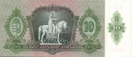 1936. 10P (6x) egymás utáni sorszámokkal, egyiken több papírránccal T:I