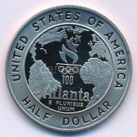 Amerikai Egyesült Államok 1995S 1/2$ Cu-Ni "Atlantai Olimpia - Baseball" kapszulában T:PP ...