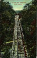 Hong Kong, Hongkong; Peak Tramway, railway, train