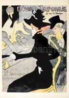 Toulouse-Lautrec - Divan Japonais plakát modern reprint 43x30,5 cm