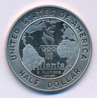 Amerikai Egyesült Államok 1995S 1/2$ Cu-Ni "Atlantai Olimpia - Kosárlabda" kapszulában T:P...