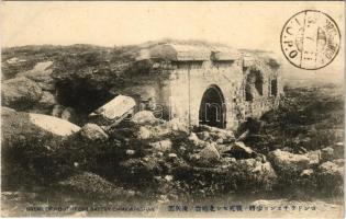 Lüshon Port, Port Arthur, Ryojun, Lüshun City, Lüshunkou District (Dalian); Break of Nouth Fort Battry Chiakwanshan