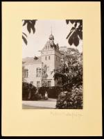 1969 Boitzenburg (Németország), emlékalbum 10 db lapokra ragasztott fotóval, mappában