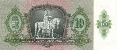 1936. 10P (5x) egymás utáni sorszámokkal, egyiken több papírránccal T:I,I-