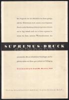 cca 1936-1945 Deutsche Lufthansa náci poszter. Ofszet, papír, szign.: Ullmann, 30,5x21 cm