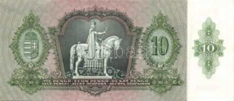 1936. 10P (6x) egymás utáni sorszámokkal, egyiken több papírránccal T:I