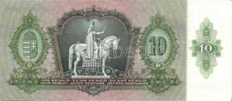 1936. 10P (3x) egymás utáni sorszámokkal T:I