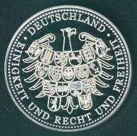 Németország DN "Berlini fal építése" Ag emlékérem 20g T:PP