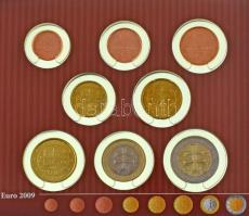 Szlovákia 2002-2007. 10h-10K (7xklf) + 2009. 1c-2E (8xklf) forgalmi összeállítás karton dísztokban, ...