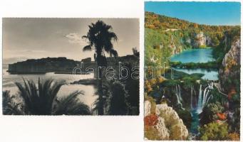 JUGOSZLÁVIA - 18 db MODERN város képeslap / YUGOSLAVIA - 18 MODERN town-view postcards