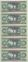 1962. 10Ft (5x) sorszámkövetők T:XF Adamo F6
