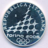 Olaszország 2005. 5E Ag "Téli Olimpia 2006 - Műkorcsolya" kapszulában T:AU (PP) ujjlenyoma...