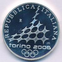 Olaszország 2005. 10E Ag "Téli Olimpia 2006 - Jégkorong" kapszulában T:PP kis patina
Ital...