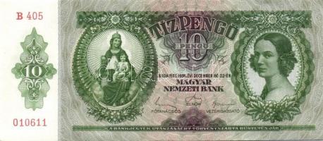 1936. 10P (5x) egymás utáni sorszámokkal T:I