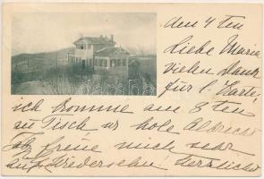 1908 Moraván, Moravany nad Váhom; Vadászlak / hunting castle (fl)