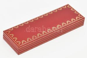 Cartier golyóstoll, eredeti dobozában, leírással, hibátlan állapotban, h: 14 cm