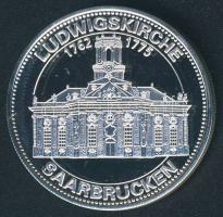 Németország DN "Saarbrücken - Ludwigskirche" ffém emlékérem T:PP