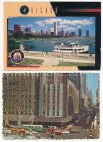 17 db MODERN amerikai és kanadai képeslap különböző méretben / 17 modern American (USA) and Canadian...