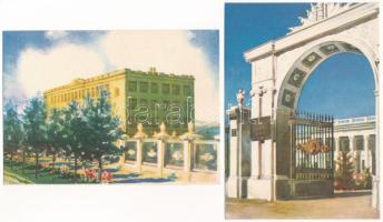 ULÁNBÁTOR - 6 db MODERN mongol képeslap / Ulaanbaatar, Ulan-Bator - 6 modern Mongolian postcards