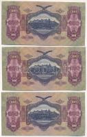 1930. 100P (3x) sorszámkövetők T:VF Adamo P17