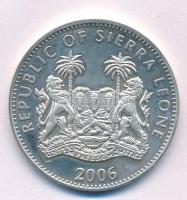 Sierra Leone 2006. 10$ Ag "Torinói Téli Olimpia 2006 - Olimpiai láng" kapszulában T:PP kis...