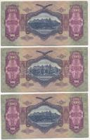 1930. 100P "E*" (3x) sorszámkövetők T:AU,XF Adamo P17