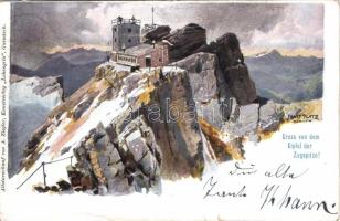 Zugspitze s: Ernst Platz (small tear)