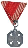 1916. "Károly-csapatkereszt" Zn kitüntetés eredeti mellszalagon T:XF Hungary 1916. "C...