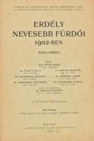 Gróf Béldi Ákos és mások: Erdély nevesebb fürdői 1902-ben. Tanulmány. Bp., 1903, Közegegészségügyi Kalauz különlenyomata. Félvászon kötés, kissé kopottas állapotban.