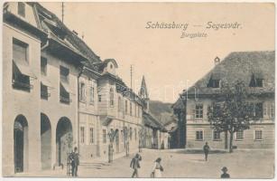 1914 Segesvár, Schässburg, Sighisoara; Burgplatz / Vár tér / castle square (EK)