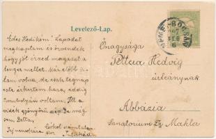 1907 Boksánbánya, Németbogsán, Deutsch-Bogsan, Bocsa Montana; Fő tér, Licker Lajos üzlete. Rosner ki...