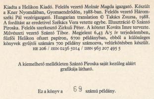 Keresztes Szent János: A lélek éneke. Ford. és az utószót írta Takács Zsuzsa. Bp.,1988, Helikon, 59+...