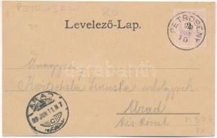 1899 (Vorläufer) Petrozsény, Petroseni, Petrosani; vidéki oláhok, határhíd a Szurdoki-szorosban Magy...